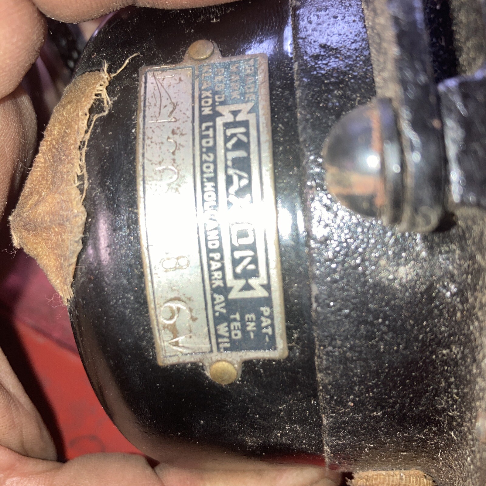 Klaxon MT3/LV6 120398 6V Military Horn Jeep Willys, Harley, Rolls Royce NOS
