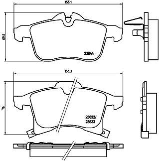 P 59 045 BREMBO Brake Pad Set, disc brake for CHEVROLET,HOLDEN,OPEL,VAUXHALL