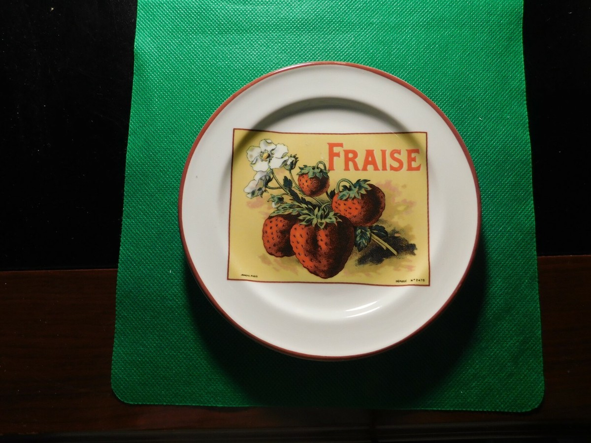 WILLIAMS-SONOMA MADE IN ITALY FRAISE PLATE! c442UXX | eBay