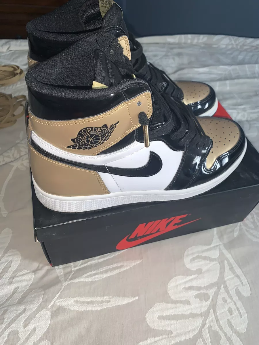 air jordan 1 retro high og nrg gold toe | eBay