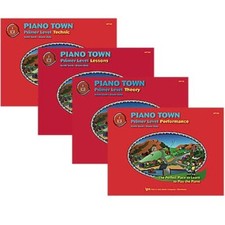 PIANO TOWN PRIMER LEVEL PIANO LEARNER'S PACK - LESSON, BRAND NEW