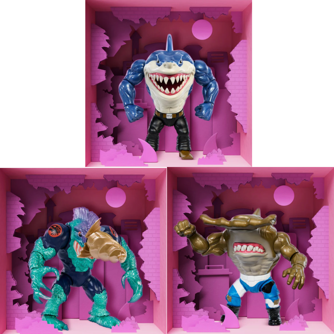 Mattel Street Sharks 30th Anniversary Dr. Paranoid Streex Big
