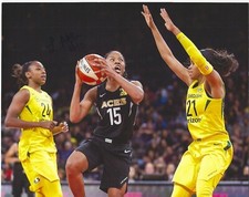 LINDSAY ALLEN Signed 8.5x11 Photo Signed REPRINT Basketball WNBA Las Vegas Aces