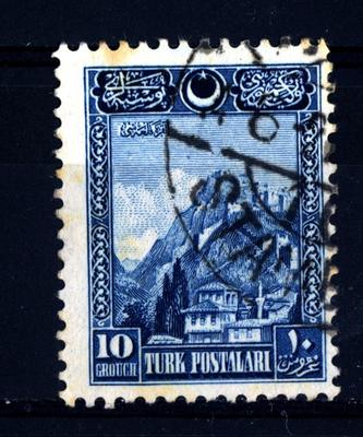 TÜRKEI - TÜRKEI - 1926 - Festung Ankara. Arabische und Ia Schrift Inschriften