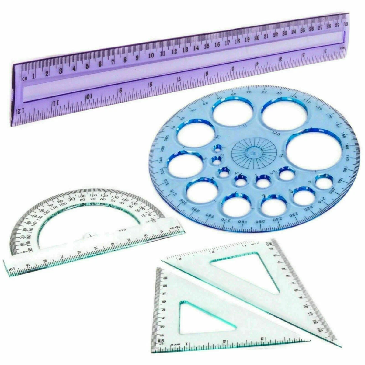Set square and protractor outlet