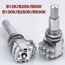 Guitar Bass Alpha Stacked Dual Concentric Potentiometer(POT) Center Detent