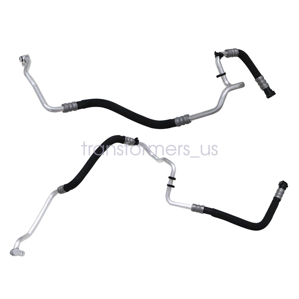 Línea de enfriador de aceite de motor Fit BMW 550i 550iGT 650i 750i 17227589509 17227589510 EE. UU. Foto 2 de 4