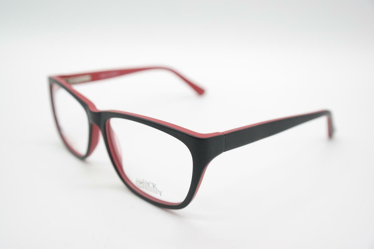 Jack And Jenny JJ117 Black Red Oval Glasses Frame Eyeglasses