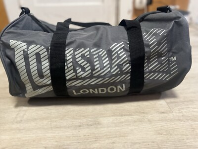 Lonsdale Duffle Gym Travel Bag Gray Boxing Punk Oi! Cock Sparrer