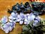 thumbnail 5  - Vintage Mini Lilacs Cotton flowers 1pc Made in Japan