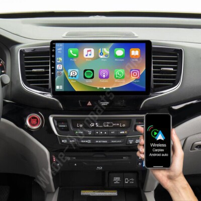 10.1" Android 13 Car Stereo With Wireless Apple Carplay & GPS For 2015-2020 Honda Pilot & Ridgeline