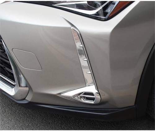 Chrome Front Bumper Fog Light Lamp Molding Cover Trim For Lexus UX 2019-2022 - Picture 2 of 8