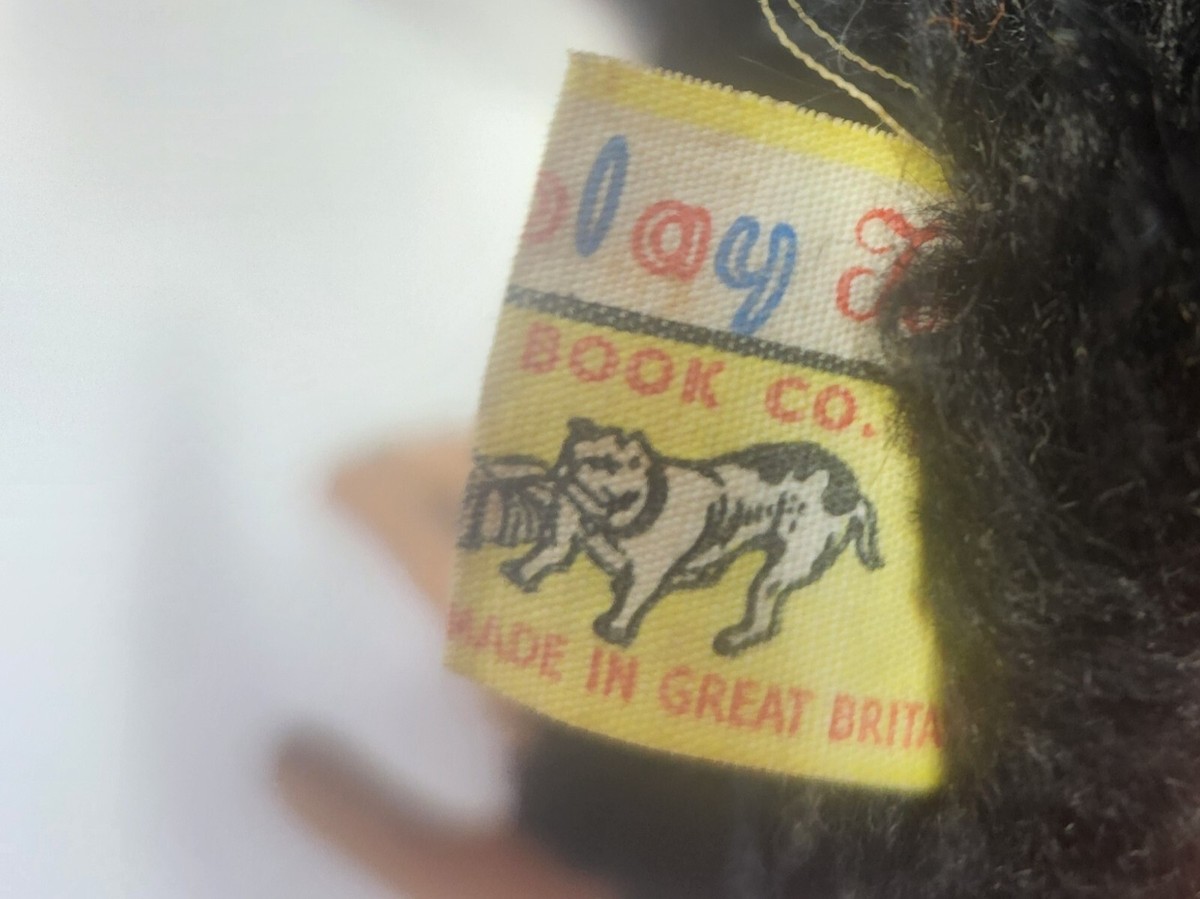 Vintage Black Dean's Childsplay Ragdoll Monkey Chimp Mohair