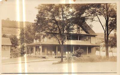 KINGSLEY Pennsylvania postcard RPPC US USA Aqua Inn hotel
