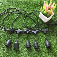 21.3ft Waterproof Festoon Lights String Outdoor Garden Fence Marquee Connectable