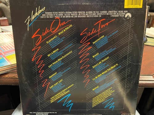 FLASHDANCE ORIGINAL SOUNDTRACK LP 1983 POLYGRAM 811492-1 RECORD CLUB EDITION - Picture 2 of 2