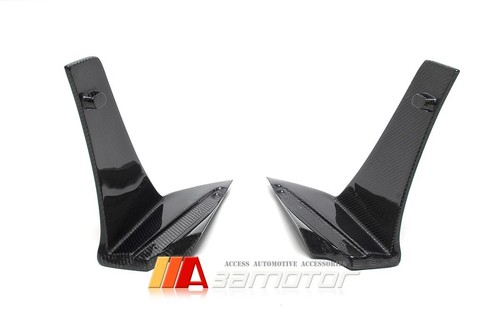 Juego de espatas laterales de parachoques trasero de fibra de carbono para Toyota GR86 / Subaru BRZ 2022-2025 - Imagen 2 de 5