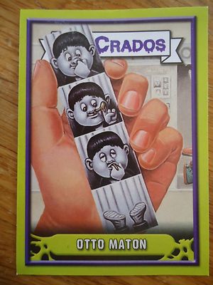 Image * Les CRADOS 3 N°130 * 2004 album card Sticker FRANCE Garbage Pail Kid 