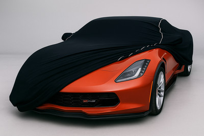 Indoor Stretch Cover Carcover for Corvette Z06 Black