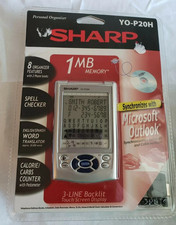 Sharp Personal Organizer YO-P20H Backlit Touch Screen 1MB Memory Vintage New NIP
