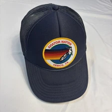 Aviator Nation Hat Cap Snap Back Navy Trucker Embroidered Patch Mens Venice CA
