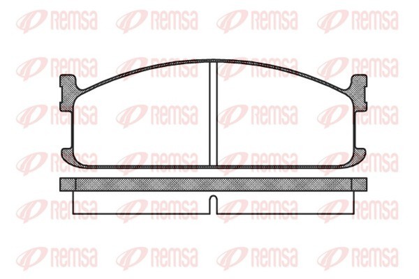 Remsa Bremsbelagsatz Scheibenbremse 0204.00 FüR Isuzu Midi Bus 94000 98000 4WD-image