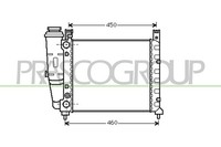 Prasco KüHler WasserküHler MotorküHler FüR Fiat Uno 55 1.1 60