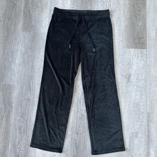 Juicy Couture Black Velour Sleepwear Pants Women  s Size L