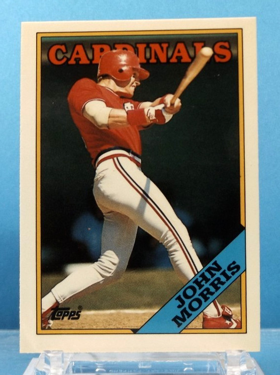 1988 Topps Tiffany #536 - John Morris - St. Louis Cardinals - Near Mint