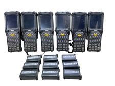 LOT OF 6: SYMBOL MC92N0 MC920-GP0SYGYA6WR HANDHELD MOBILE SCANNERS  9 BATTERY