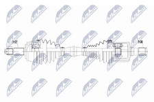 NTY Antriebswelle NPW-CH-042 passend für FIAT JEEP