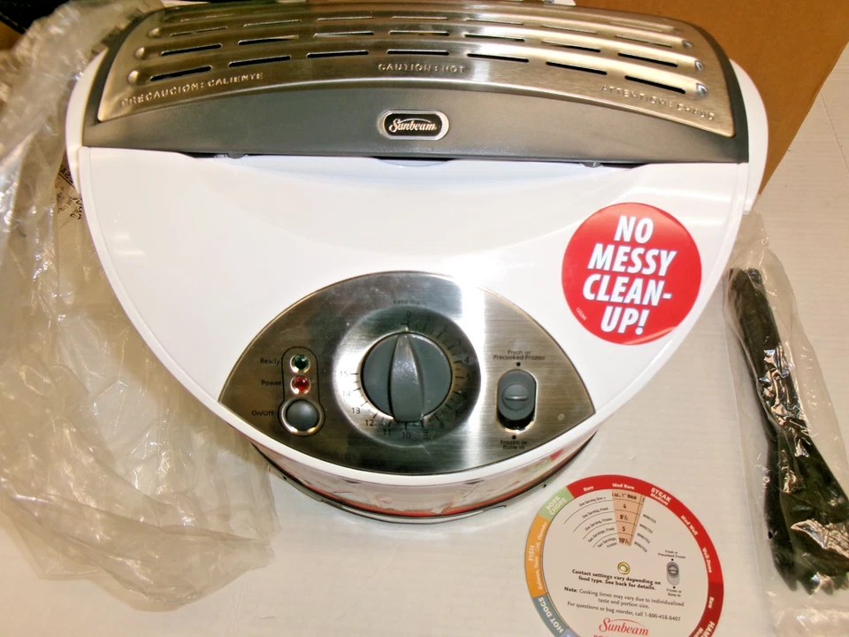 NUEVO Sunbeam Rocket Grill Parrilla Interior Original RG72 Foto 2 de 4