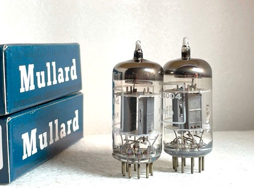 2 x NOS Röhren Mullard Brimar CV4004 ECC83 12AX7 matched pair - Bild 2 von 4