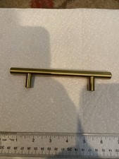 Gold Tone Drawer Cabinet Pulle Set 4 Inch Center 10 Pack Drawer Pulls WHR029