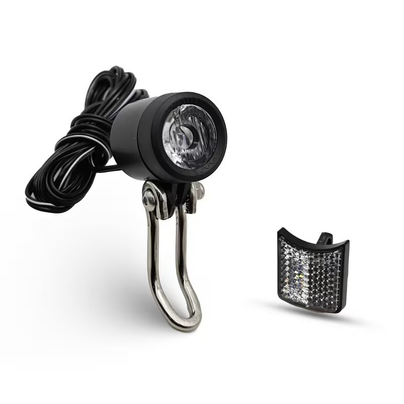 Phare avant LED 20 Lux vélo électrique idéal pour vélotaf et trajets urbains nocturnes