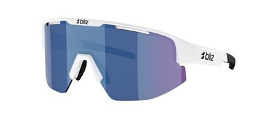 BLIZ Matrix small Sportbrille white / smoke blue multi Gläser