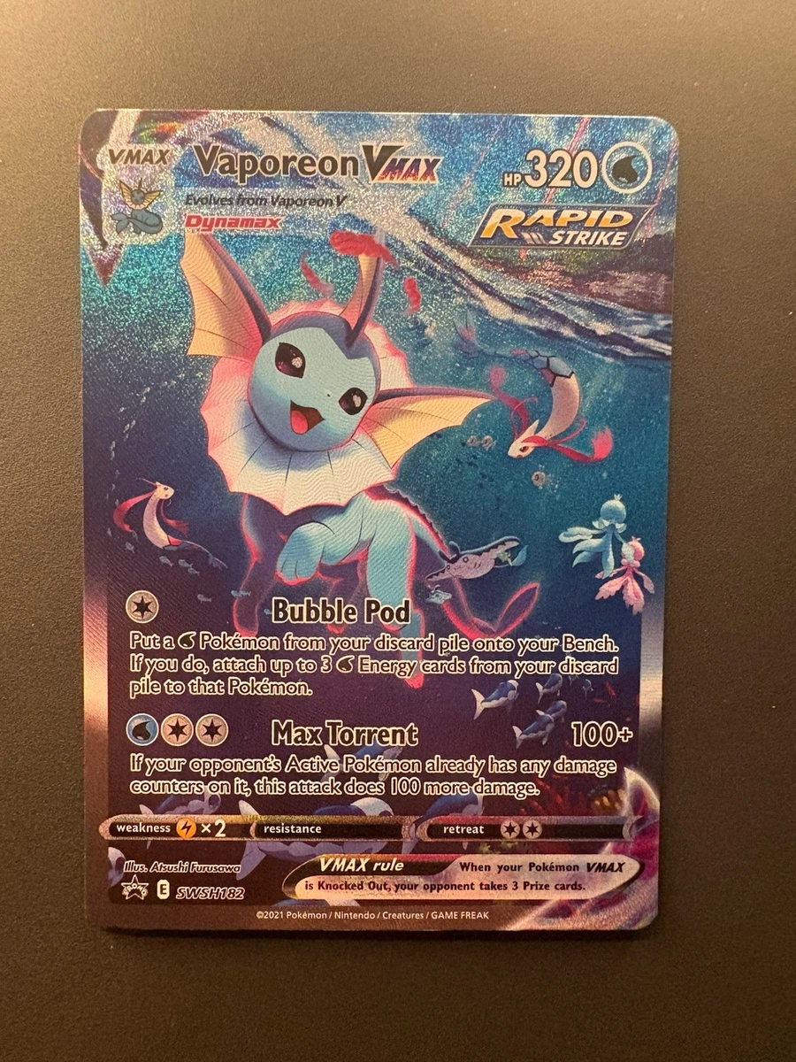 Vaporeon VMAX Pokémon TCG Cards for sale | eBay