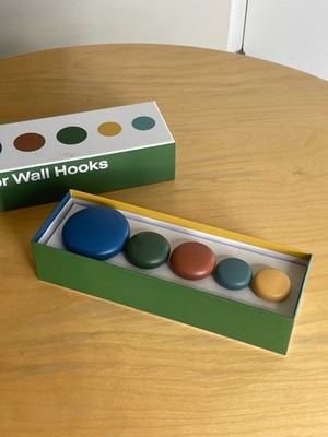 Areaware Harbor Wall Hooks - Designed by Pat Kim - Wooden - Multi Color