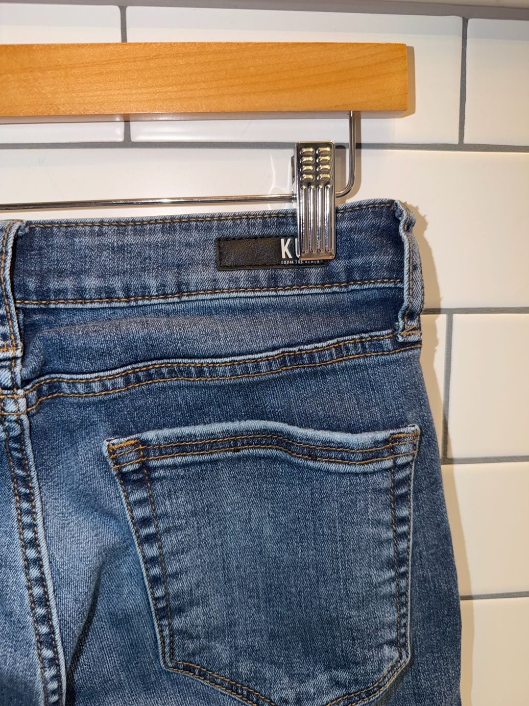 Kut from the Kloth Stella Flare Raw-Hem Jeans, photo 6