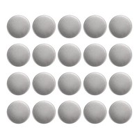20 StüCk Metallische Runde KnöPfe 18Mm Messing NäHen BastelknöPfe
