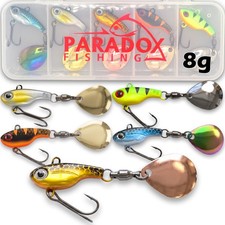 Paradox Fishing Jig Spinner Set Bleikopfspinn...