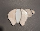 Stained Glass Style Plastic Pink Flying Pig Sun Catcher Hanging Ornament — photo 4