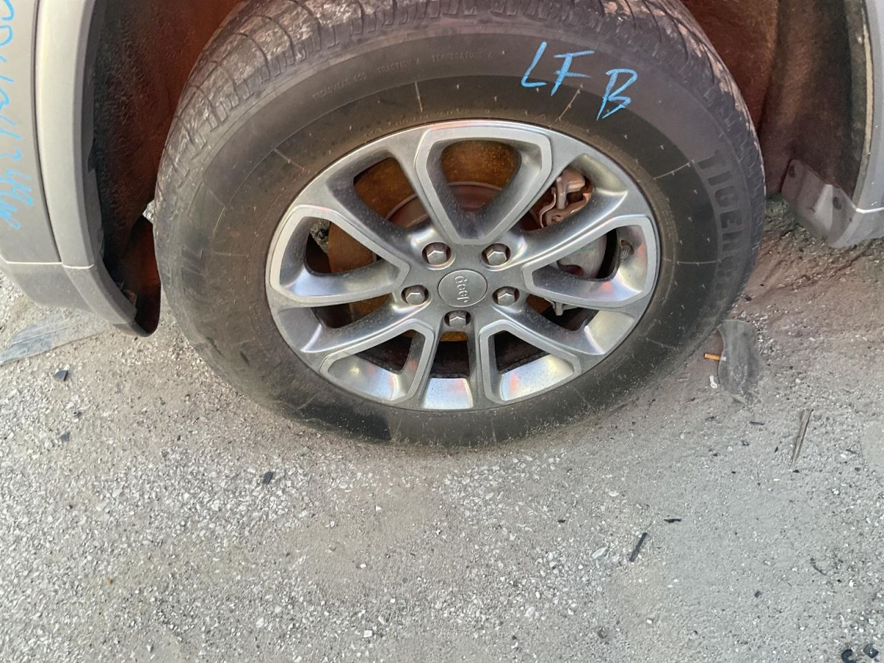 Wheel 18x8 Aluminum Fits 14-16 GRAND CHEROKEE 4726770