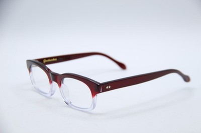 NEW SPECTACULARS RUSTY C24 VIOLET CLEAR FADE AUTHENTIC EYEGLASSES 47-21