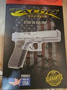 Talon Grip for Glock 17,19,20,21,22,24,31,34,35,37,40,41,45 Black Granulate New