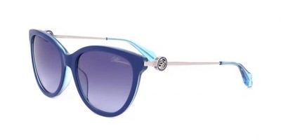 Blumarine SBM162 Shiny glittery blue 55/16/140 WOMAN Sunglasses