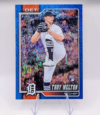 #ad 2026 Topps Series 1 Troy Melton Blue Holo Foil RC 150 Detroit Tigers #212 $19.99