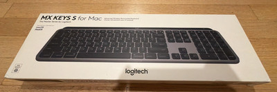 Logitech MX Keys S for Mac Wireless Illuminated Keyboard Backlit Bluetooth Gray