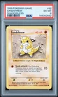1999 POKEMON BASE SET SHADOWLESS #62 SANDSHREW PSA 6