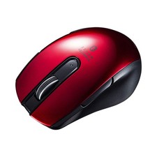 Bluetooth 4.0 Mouse, BlueLED, 5-button, symmetrical, 1600dpi, compact, red